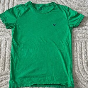 American Eagle Outfitters Bright Green Legend T Crewneck Tee with Classic Fit.